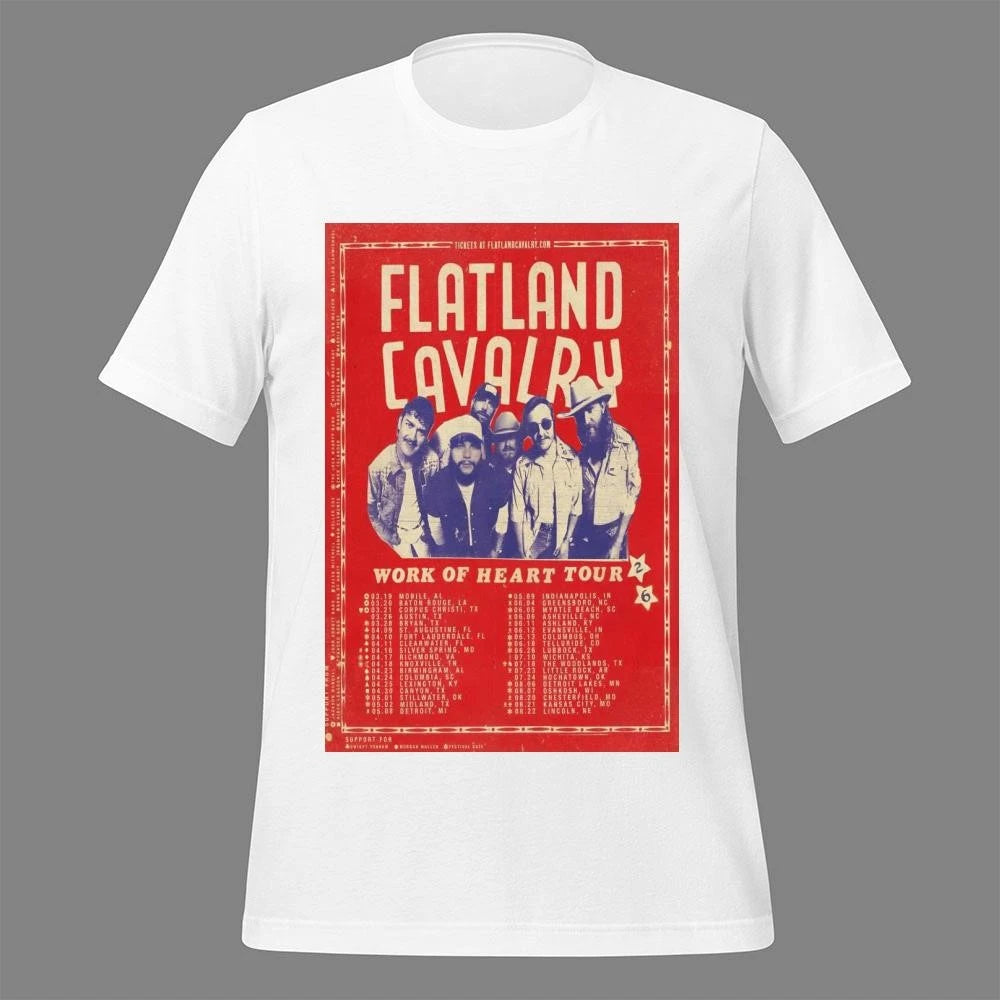 Flatland Cavalry Work Of Heart Tour 26 Poster Shirt