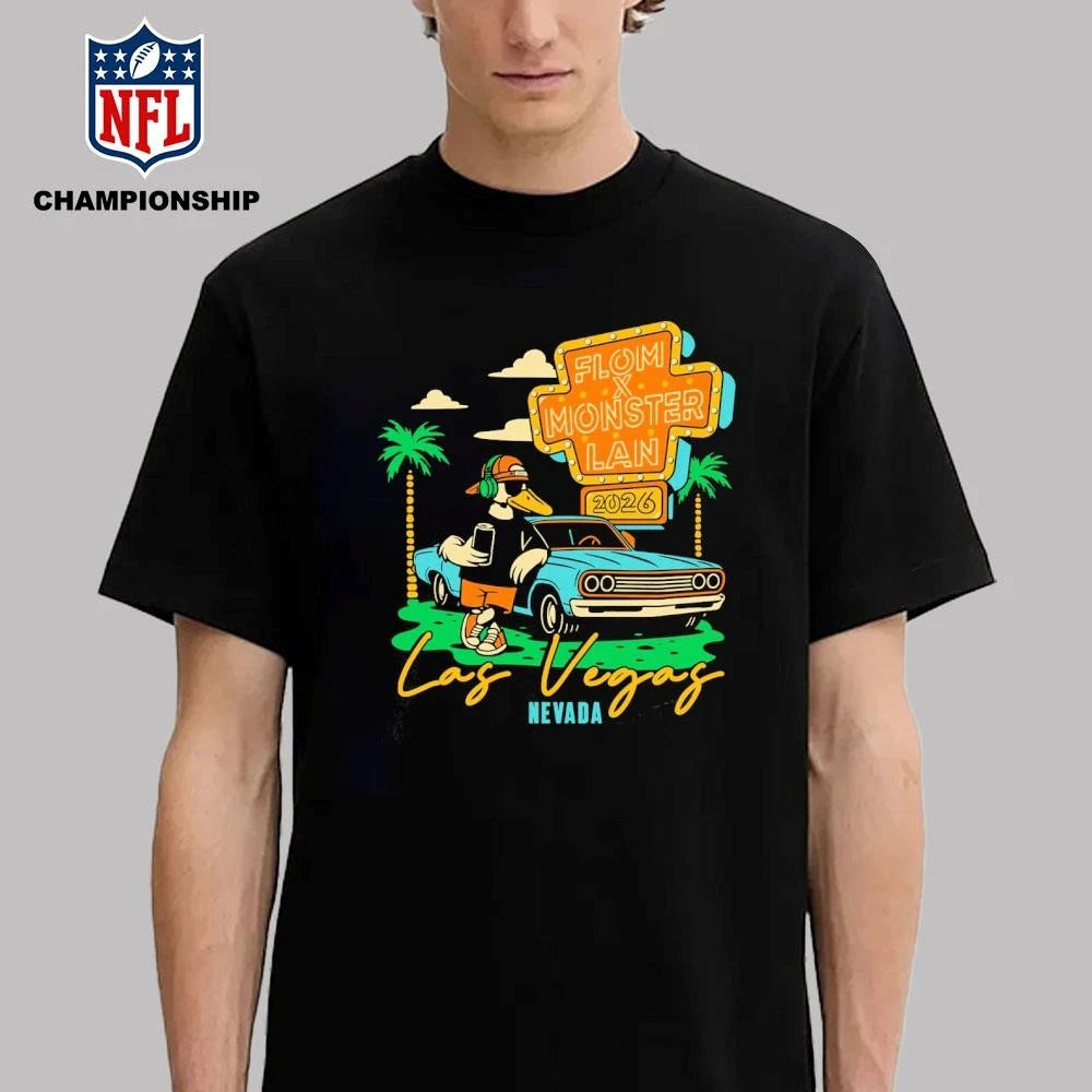 Flom x Monster Lan 2026 Las Vegas Nevada Shirt