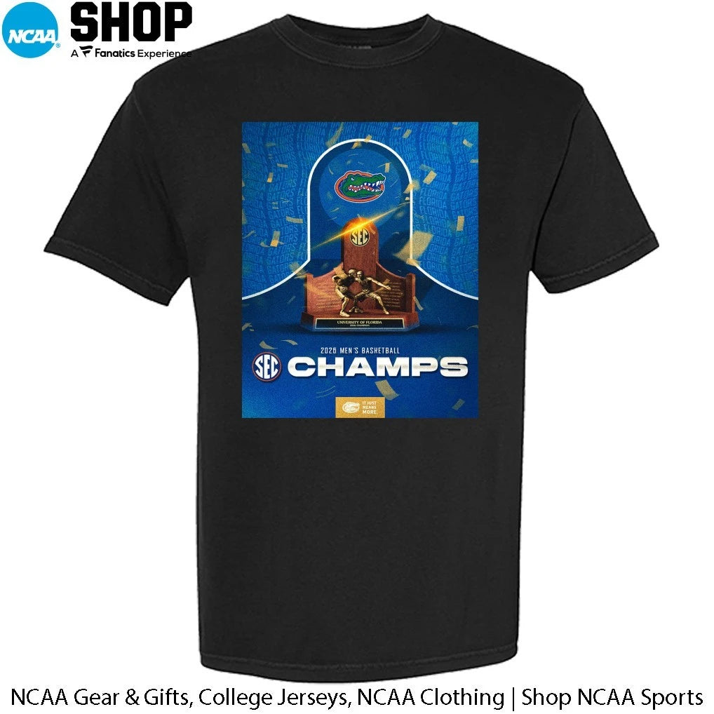 Florida Gators 2026 SEC Men’s Basketball Champs T-Shirt