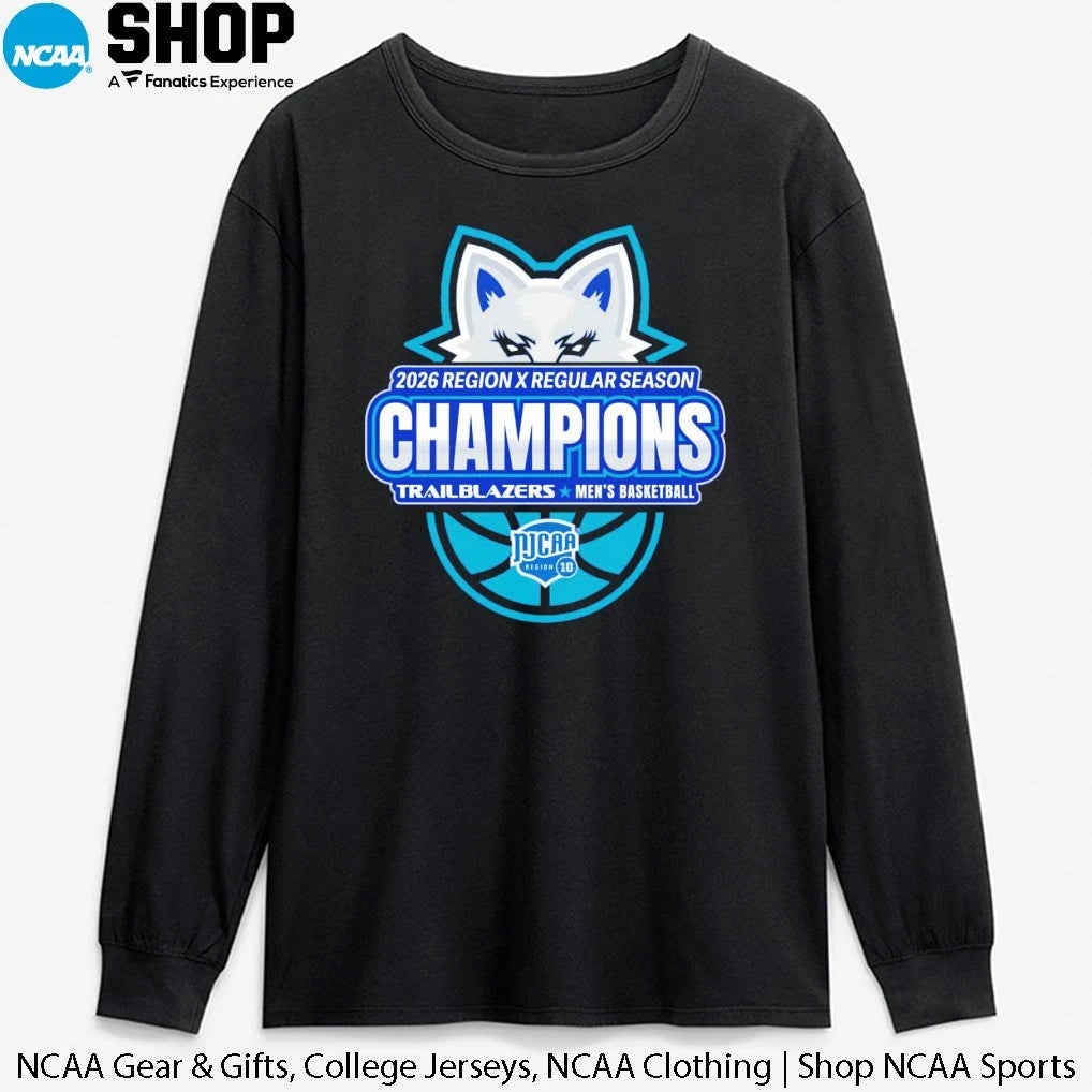 Forsyth Tech Trailblazers Men’s Basketball 2026 Region X Regular Season Champions T-Shirt