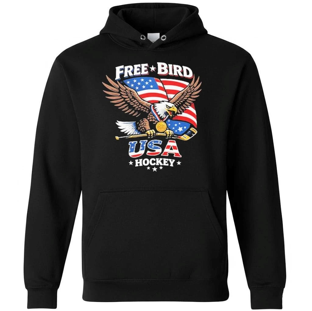 Free Bird USA Hockey Gold Medal Shirt