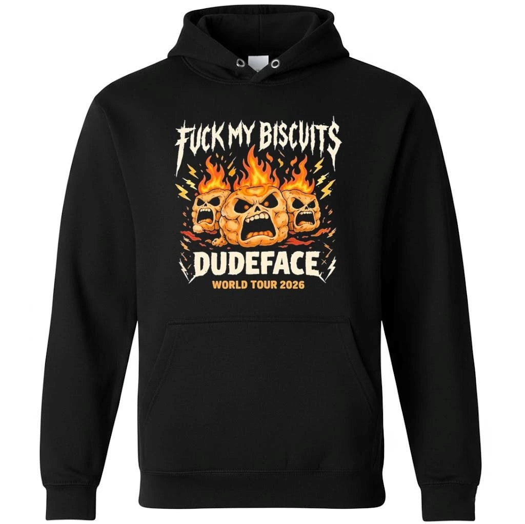 Fuck My Biscuits Dudeface World Tour 2026 Shirt