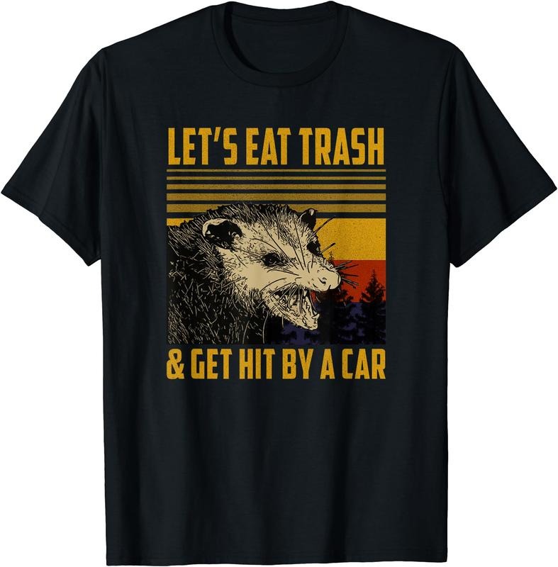funny possum quote, opossum trash saying, sarcastic possum T-Shirt | Unisex Cotton Tee Gifts Hoodie, Sweatshirt