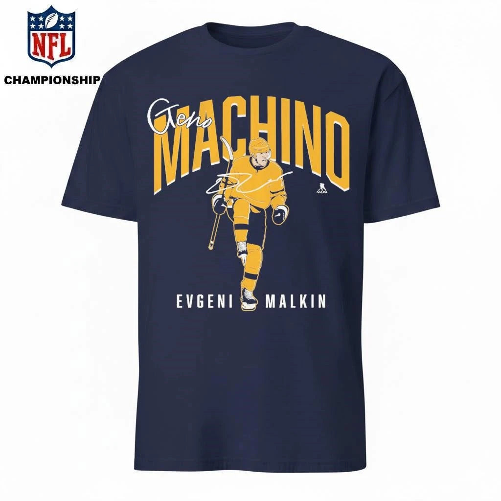 Geno Machino Evgeni Malkin Pittsburgh Hockey Shirt
