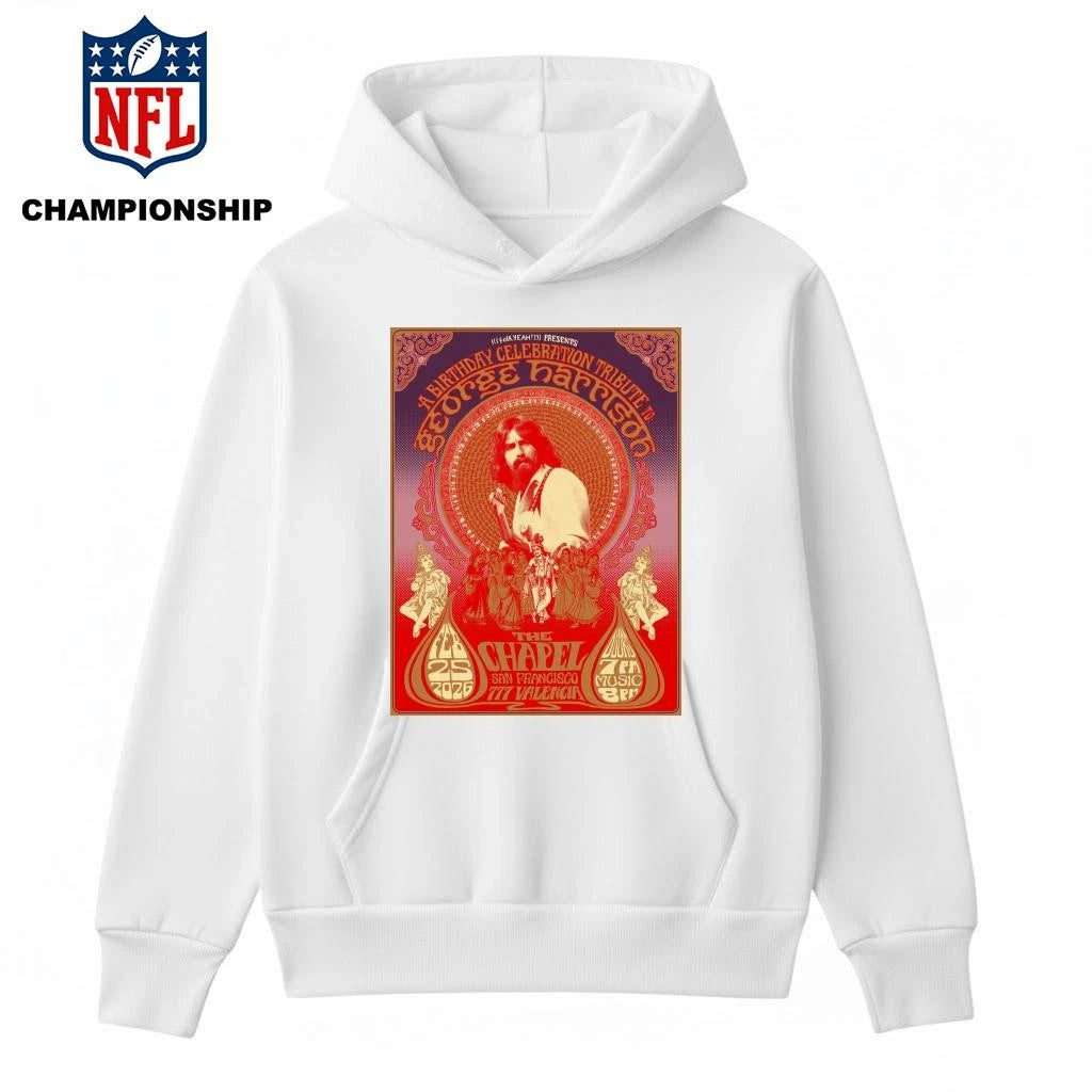 George Harrison Birthday Tribute The Chapel San Francisco California February 25 2026 Poster Shirt