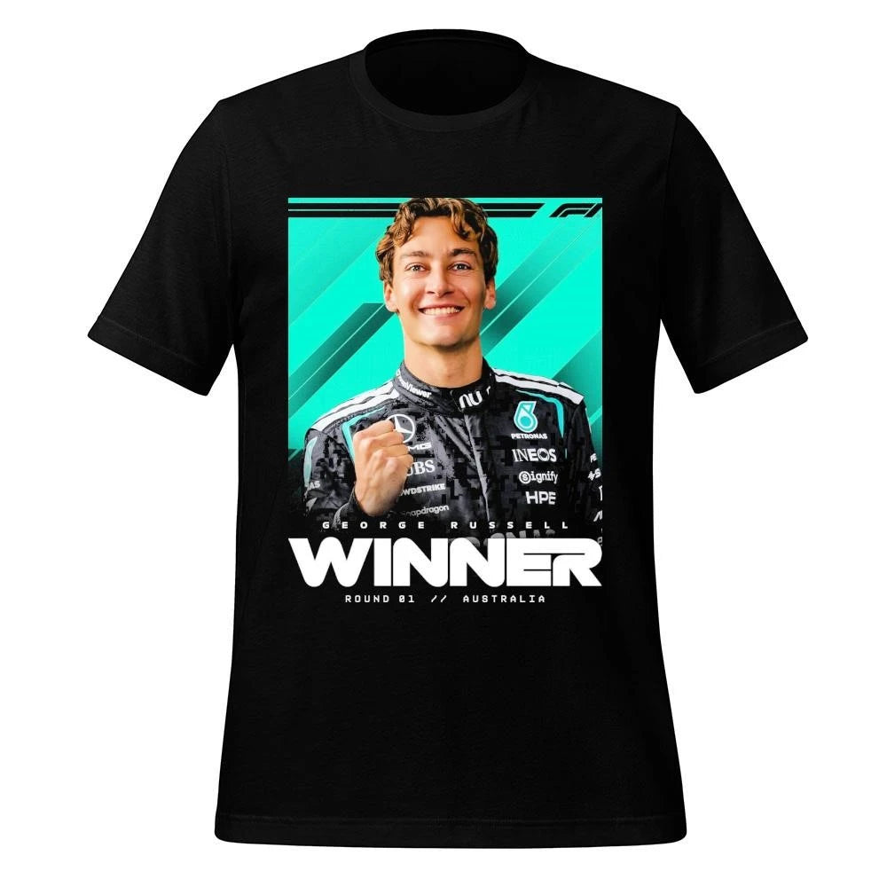George Russell Melbourne Australia GP 2026 Winner Mercedes-AMG PETRONAS F1 Team Shirt