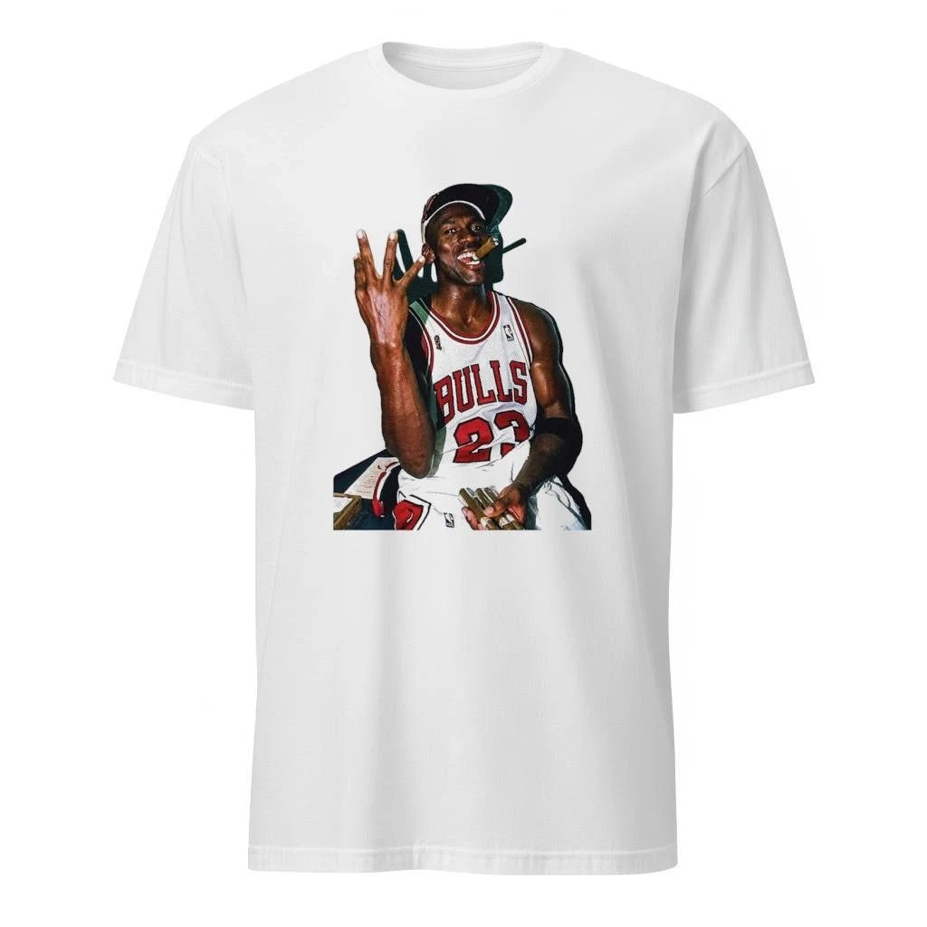Giannis Rocking The Mj Championship Cigar Shirt
