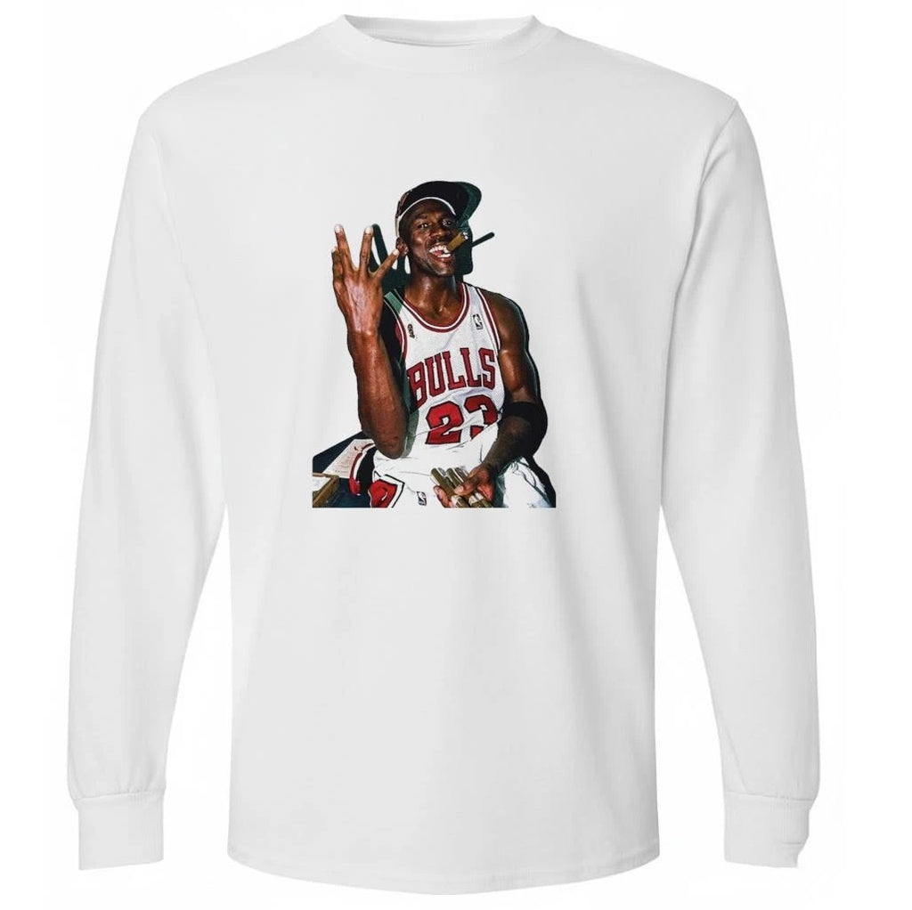 Giannis Rocking The Mj Championship Cigar Shirt