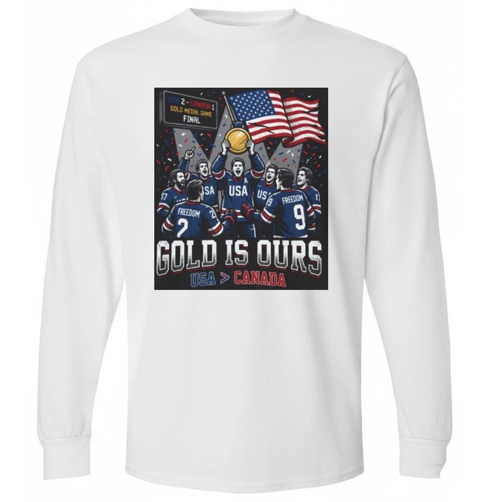 Gold Is Ours Hockey Shirt
