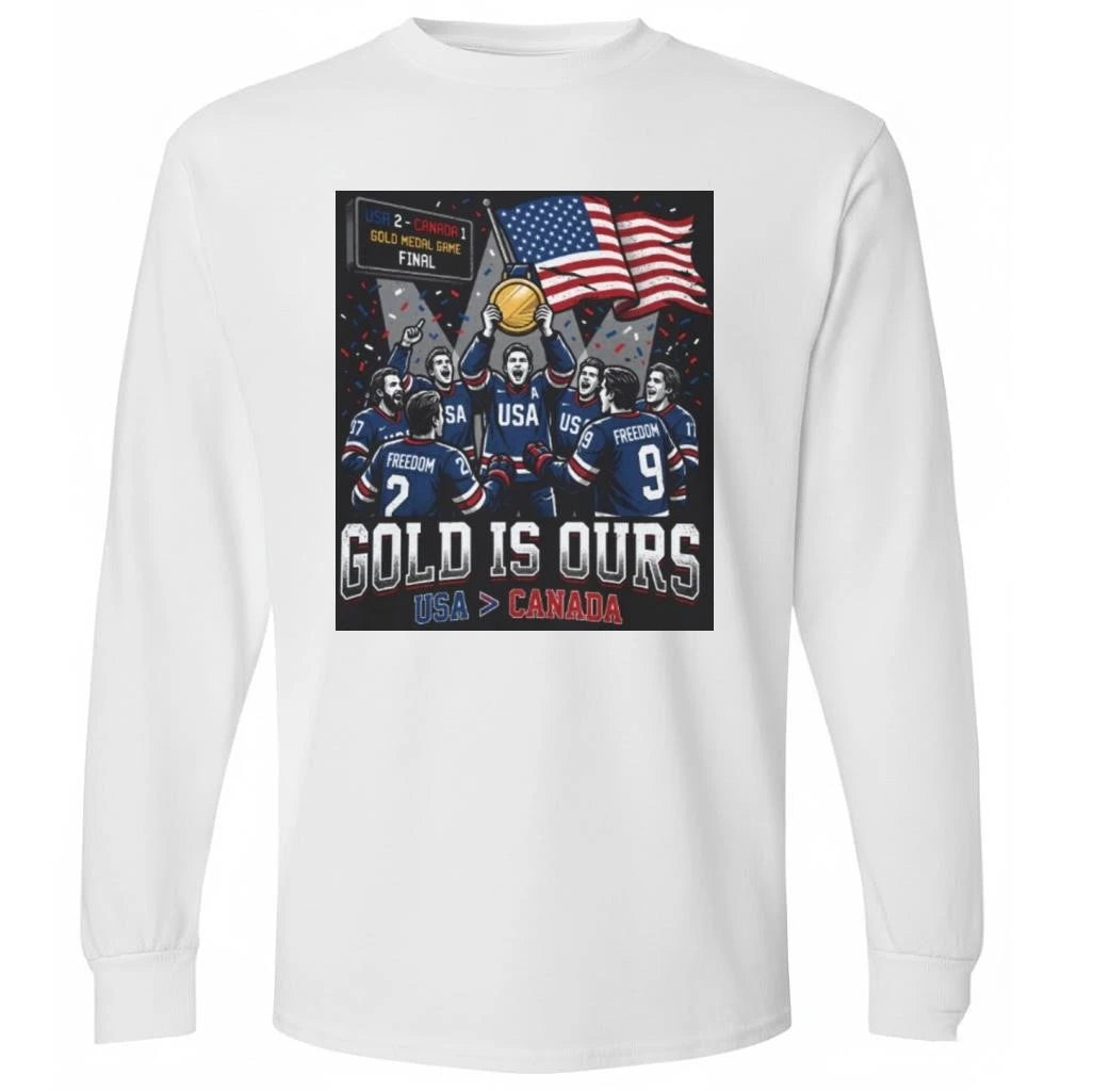 Gold Is Ours Hockey Shirt