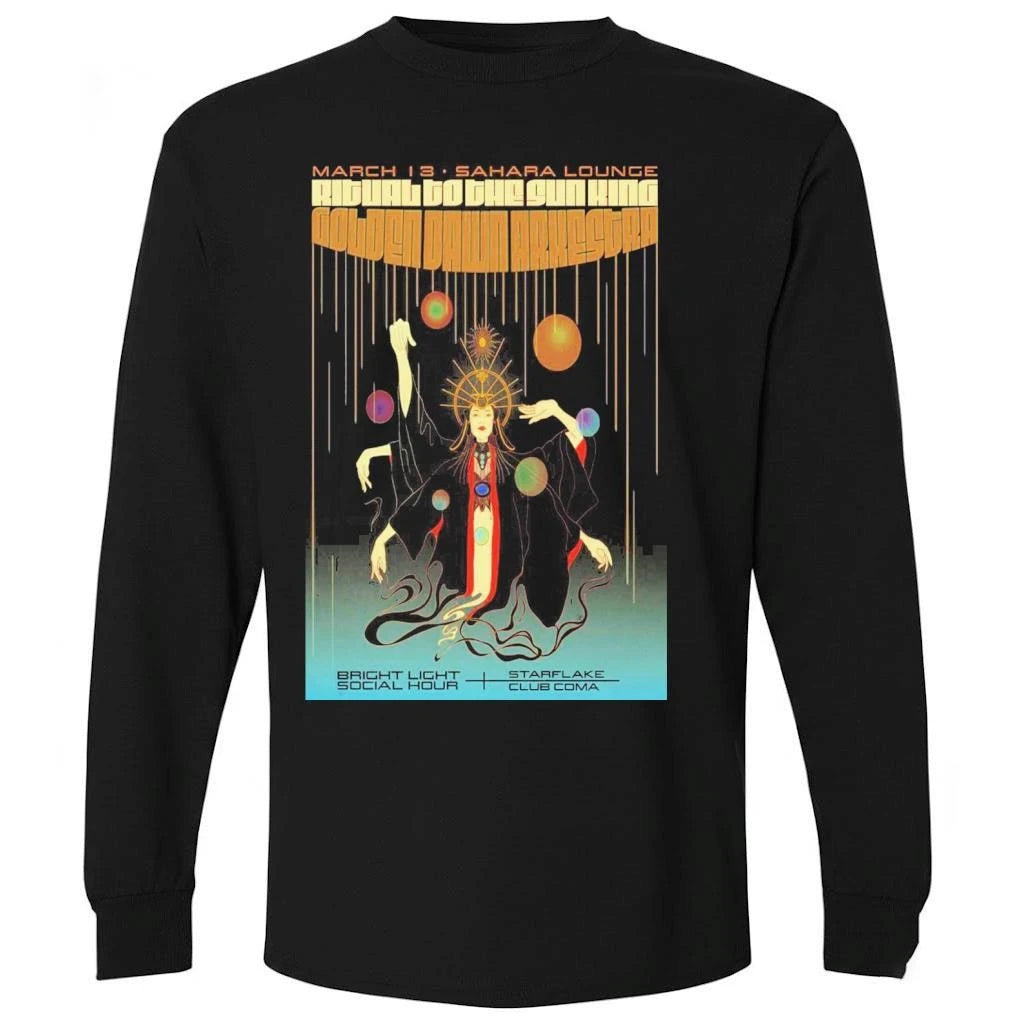 Golden Dawn Arkestra Austin, TX March 13 2026 Sahara Lounge Tour Poster- Shirt