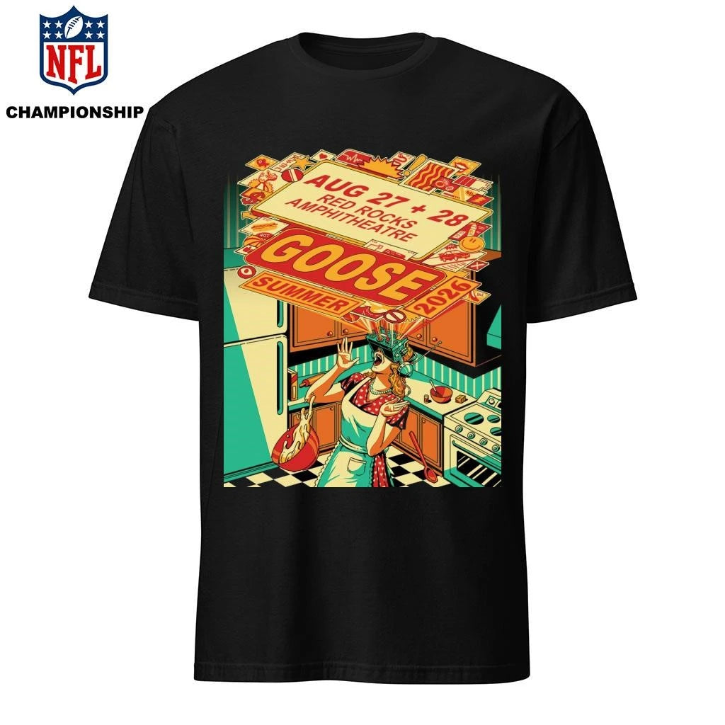 Goose Aug 27-28 2026 Red Rocks Amphitheatre Morrison CO Poster Shirt