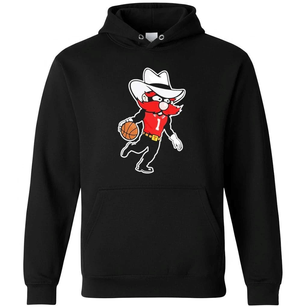 Grant McCasland Wears Raider Red Mascots Shirt