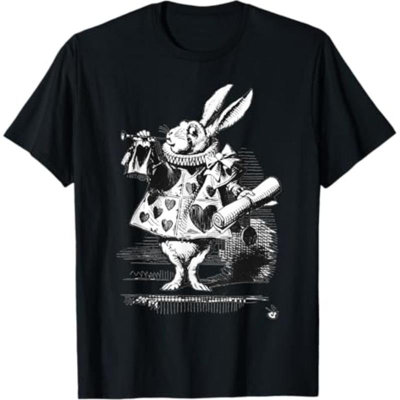 graphic tees Easy Costume | Alice In Wonderland - White Rabbit T-Shirt Hoodie, Sweatshirt | HypeDripTees.com