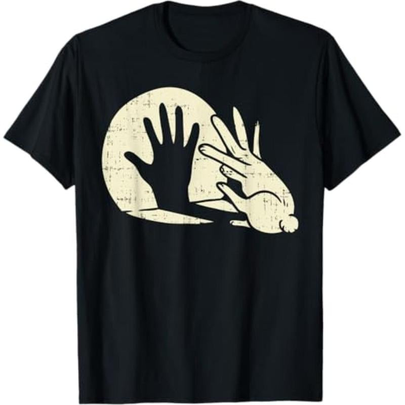 graphic tees Funny Rabbit Shirt Animal Bunny Lover Shadow Play Pun Gift T-Shirt Hoodie, Sweatshirt | HypeDripTees.com
