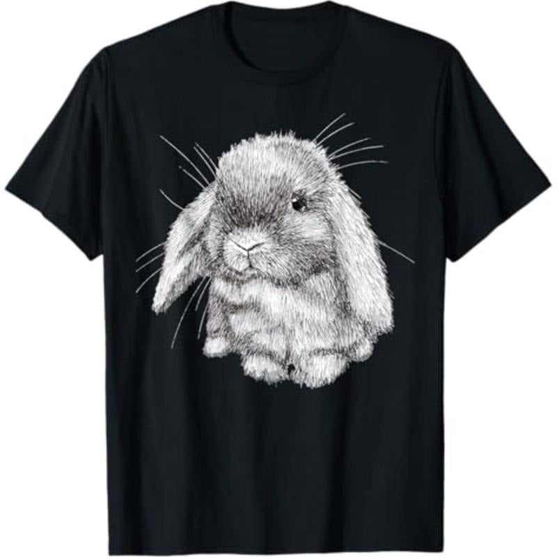 graphic tees Lop Eared Bunny Rabbit Sketch Mens Womens Childrens T-Shirt Hoodie, Sweatshirt | HypeDripTees.com