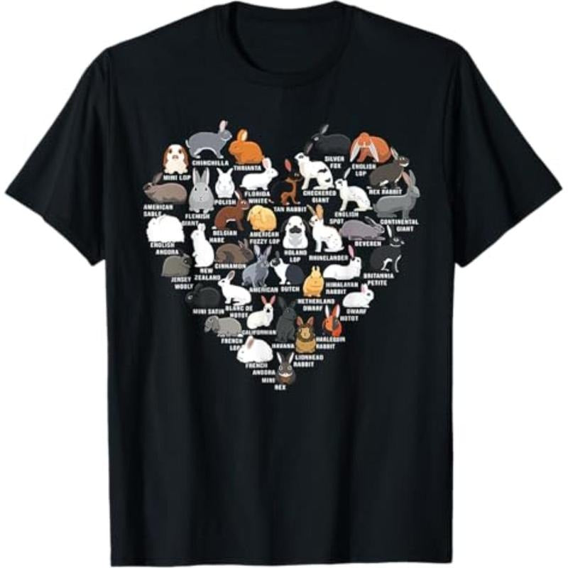 graphic tees Love Bunnies Funny Rabbit Heart T-Shirt Hoodie, Sweatshirt | HypeDripTees.com