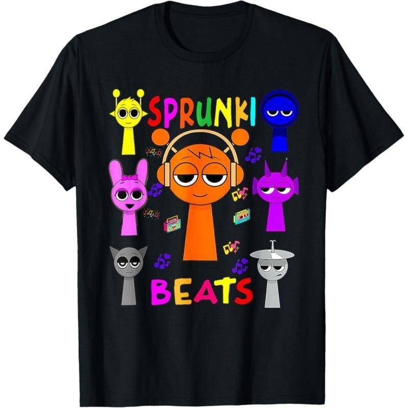 graphic tees Sprunki Beats Funny Sprunki team Sprunki Game For Kids T-Shirt 0 Hoodie, Sweatshirt | HypeDripTees.com