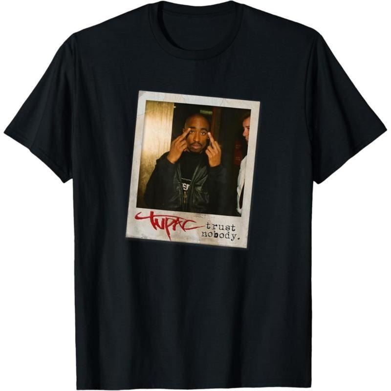 graphic tees Tupac Trust Nobody Photo T-Shirt 0 Hoodie, Sweatshirt | HypeDripTees.com
