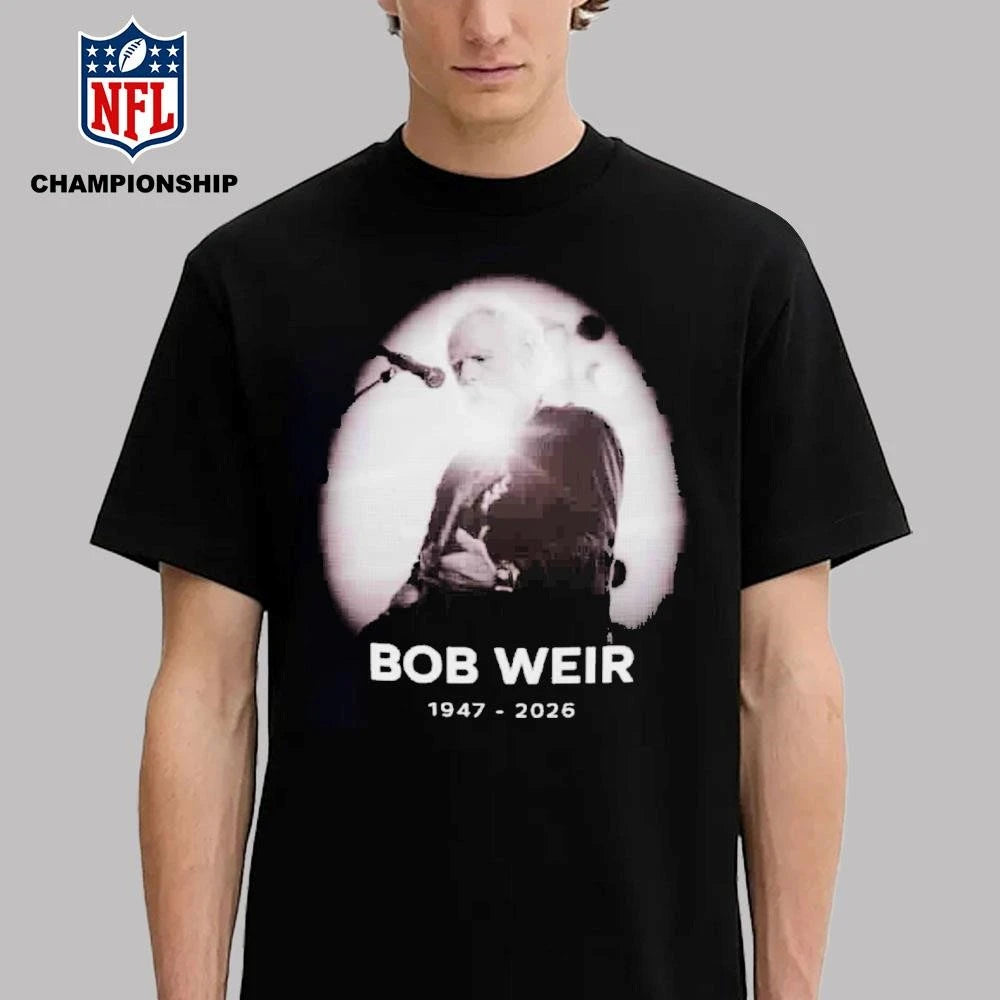 Grateful Dead Inspired Rip Bob Weir Memorial 1947-2026 Shirt