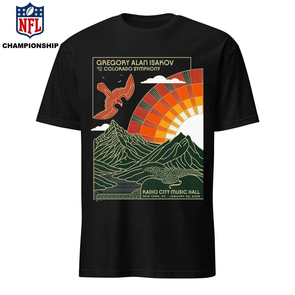 Gregory Alan Isakov Radio City Music Hall NYC Jan 30 2026 Poster Shirt