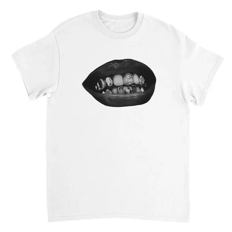 grillz - white t-shirt, Free Shipping, All Size S to 3XL Hoodie, Sweatshirt | HypeDripTees.com