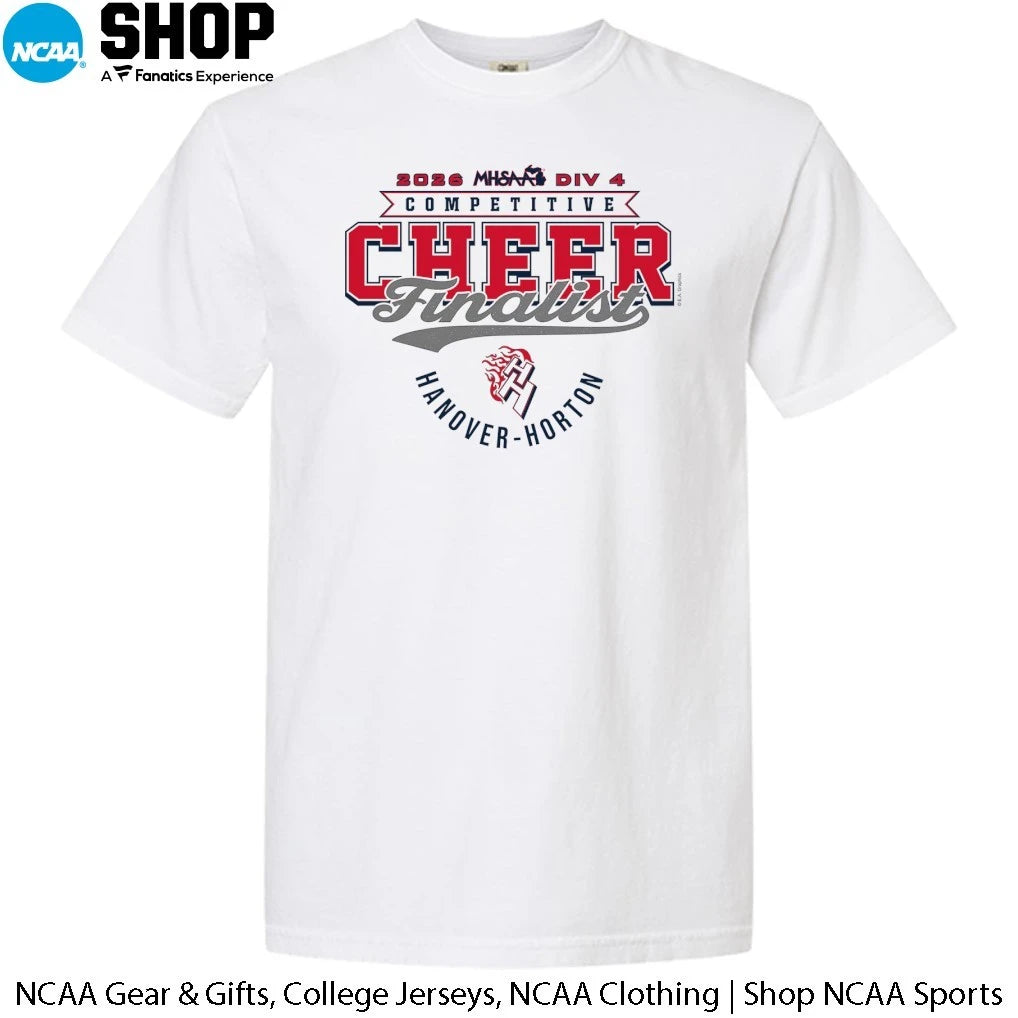 Hanover-Horton Comets 2026 MHSAA DIV 4 Competitive Cheer Finalist T-Shirt