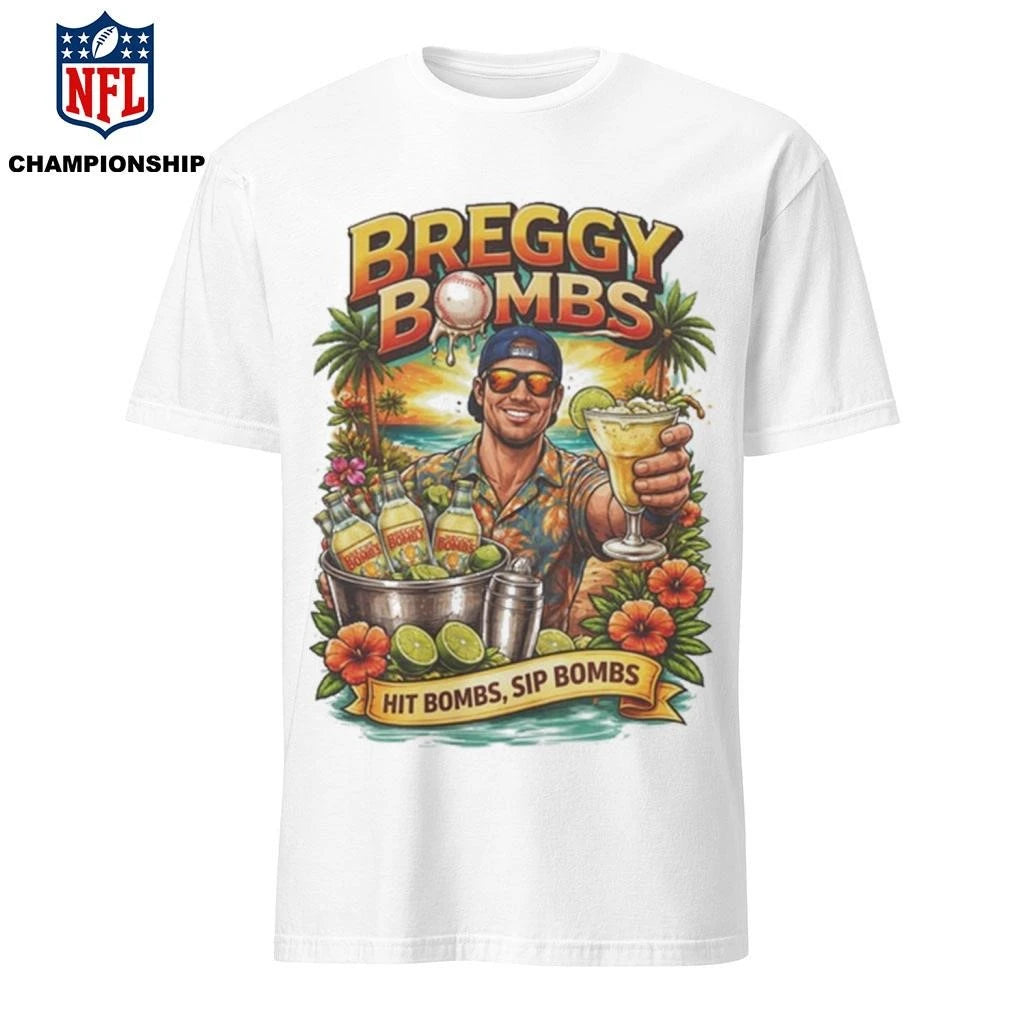 Hit Bombs, Sip Bombs Tropical Cocktail Breggy Shirt