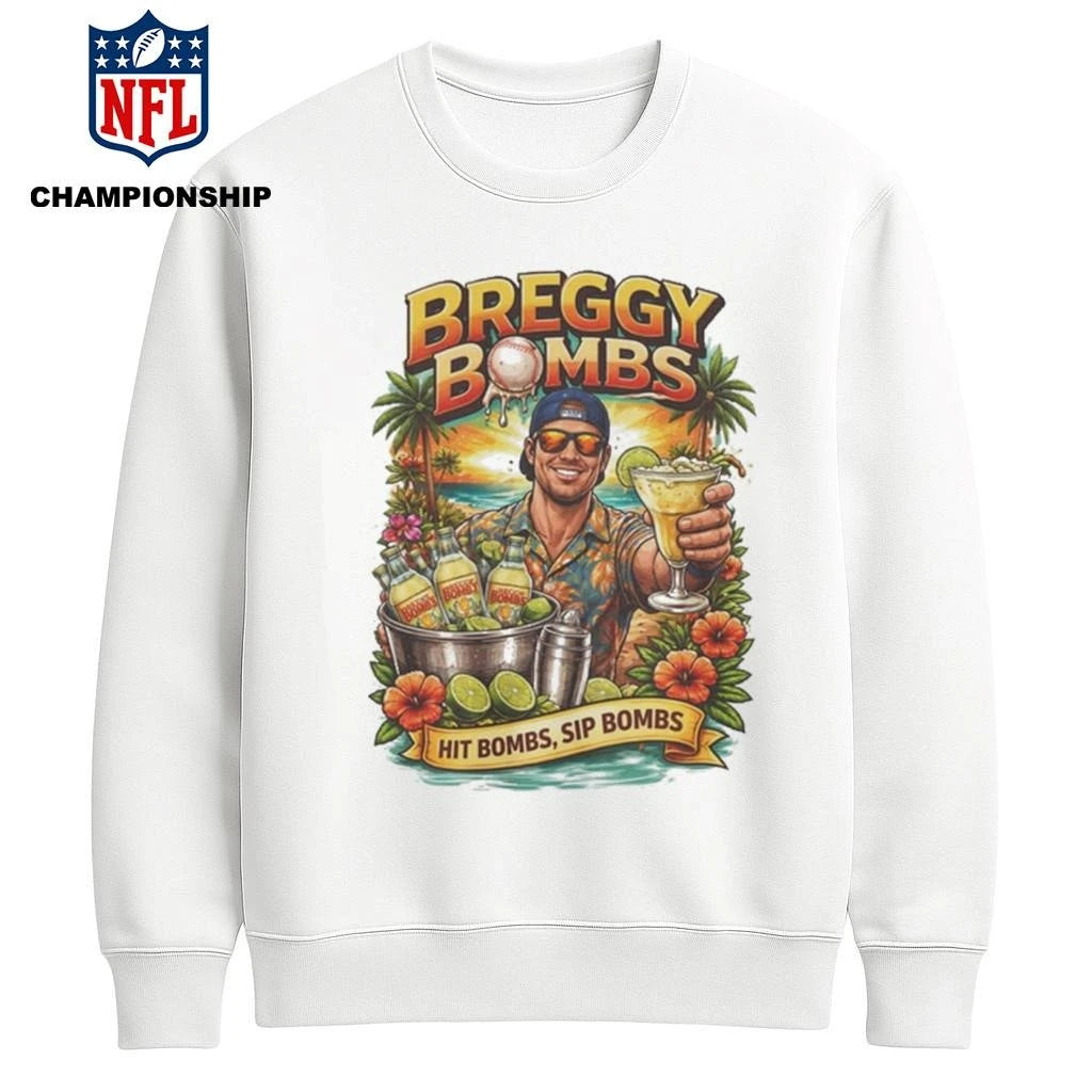 Hit Bombs, Sip Bombs Tropical Cocktail Breggy Shirt
