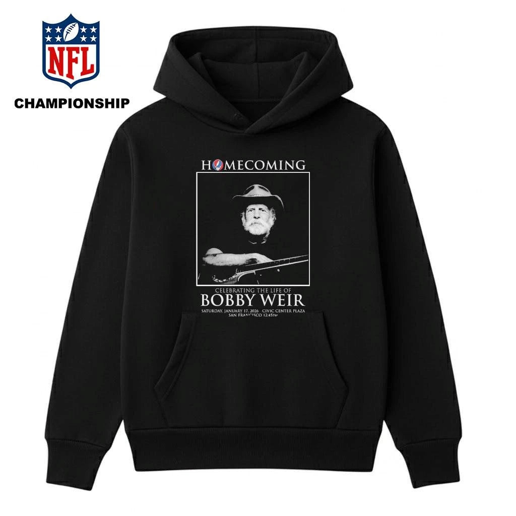 Homecoming Celebrating The Life Of Bobby Weir In San Francisco At Civic Center Plaza On January 17 2026 Shirt