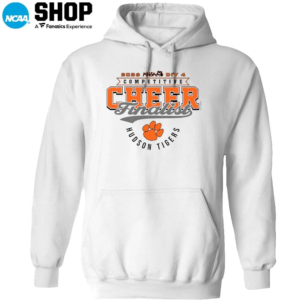 Hudson Tigers 2026 MHSAA DIV 4 Competitive Cheer Finalist T-Shirt