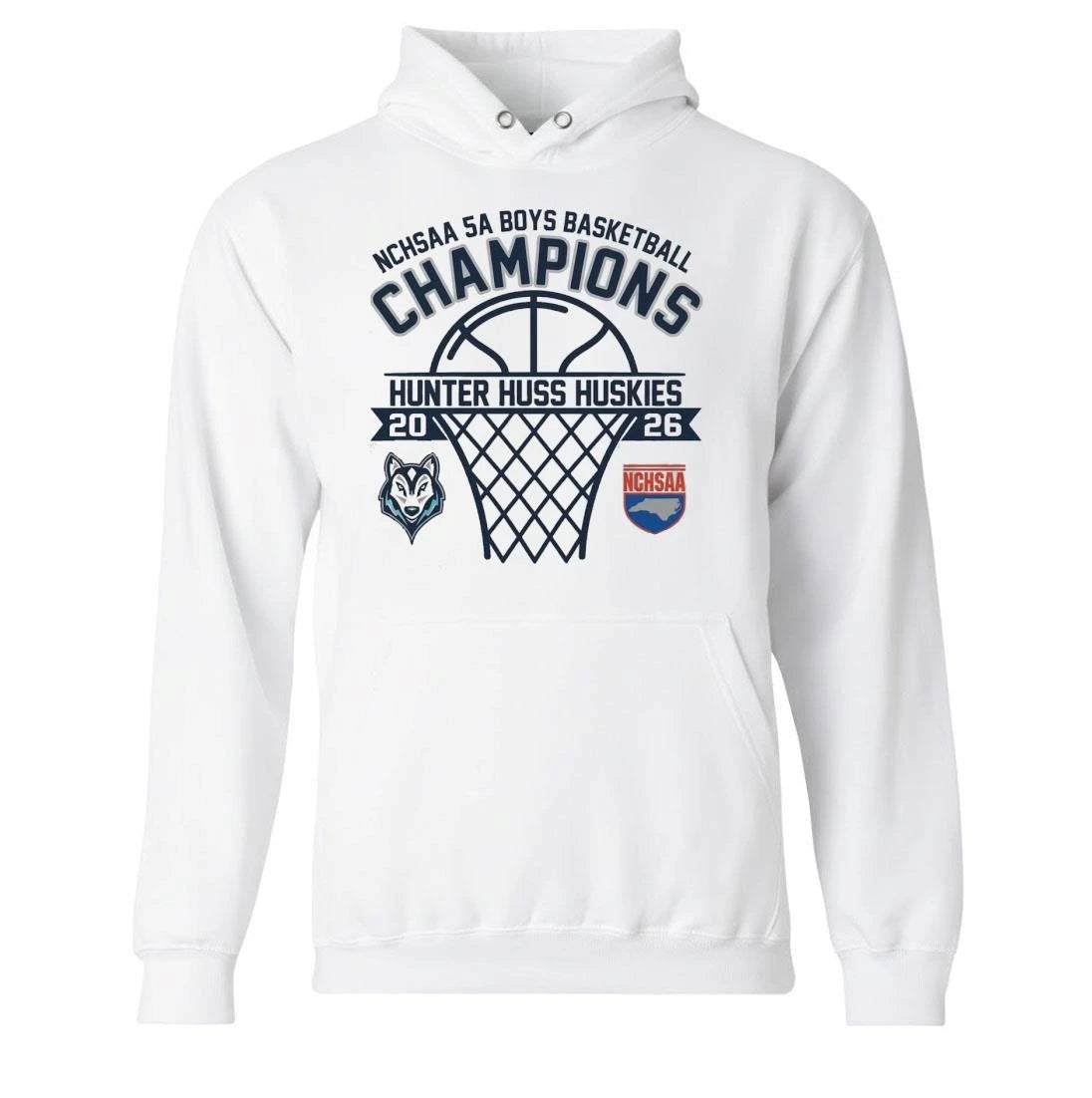 Hunter Huss Huskies 5A Boys Basketball Champions 2026 Shirt