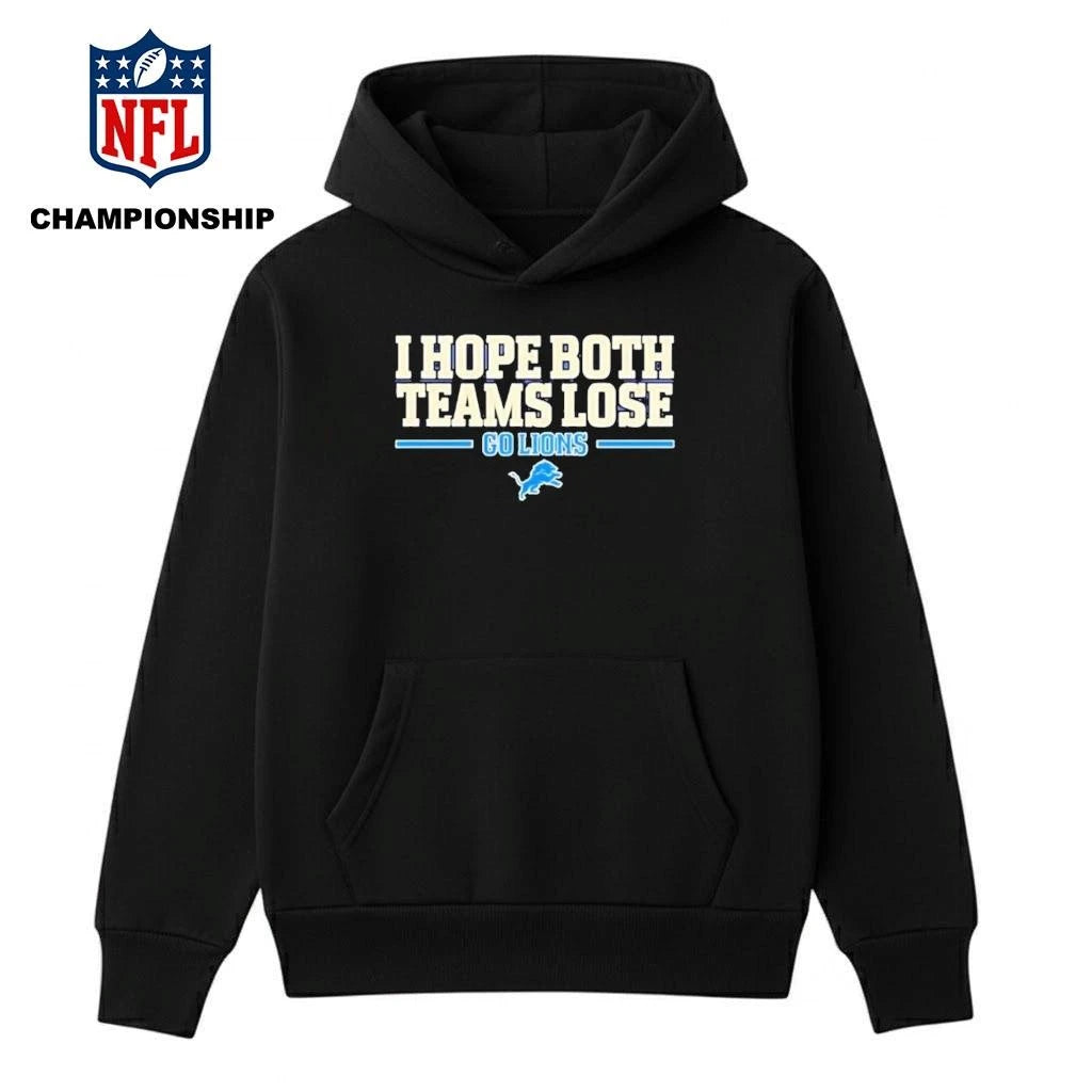 I hope both teams lose go Detroit Lions logo  Shirt