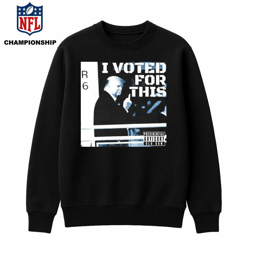 I Voted For This Trump middle finger 2026 shirt