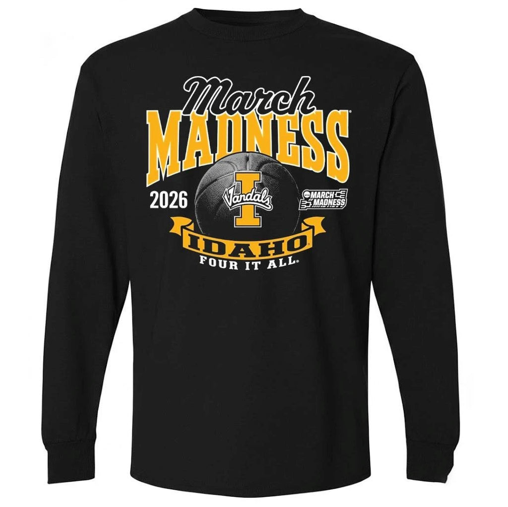 Idaho Vandals Men’s Basketball 2026 Road To NCAA March Madness Four It All  Shirt