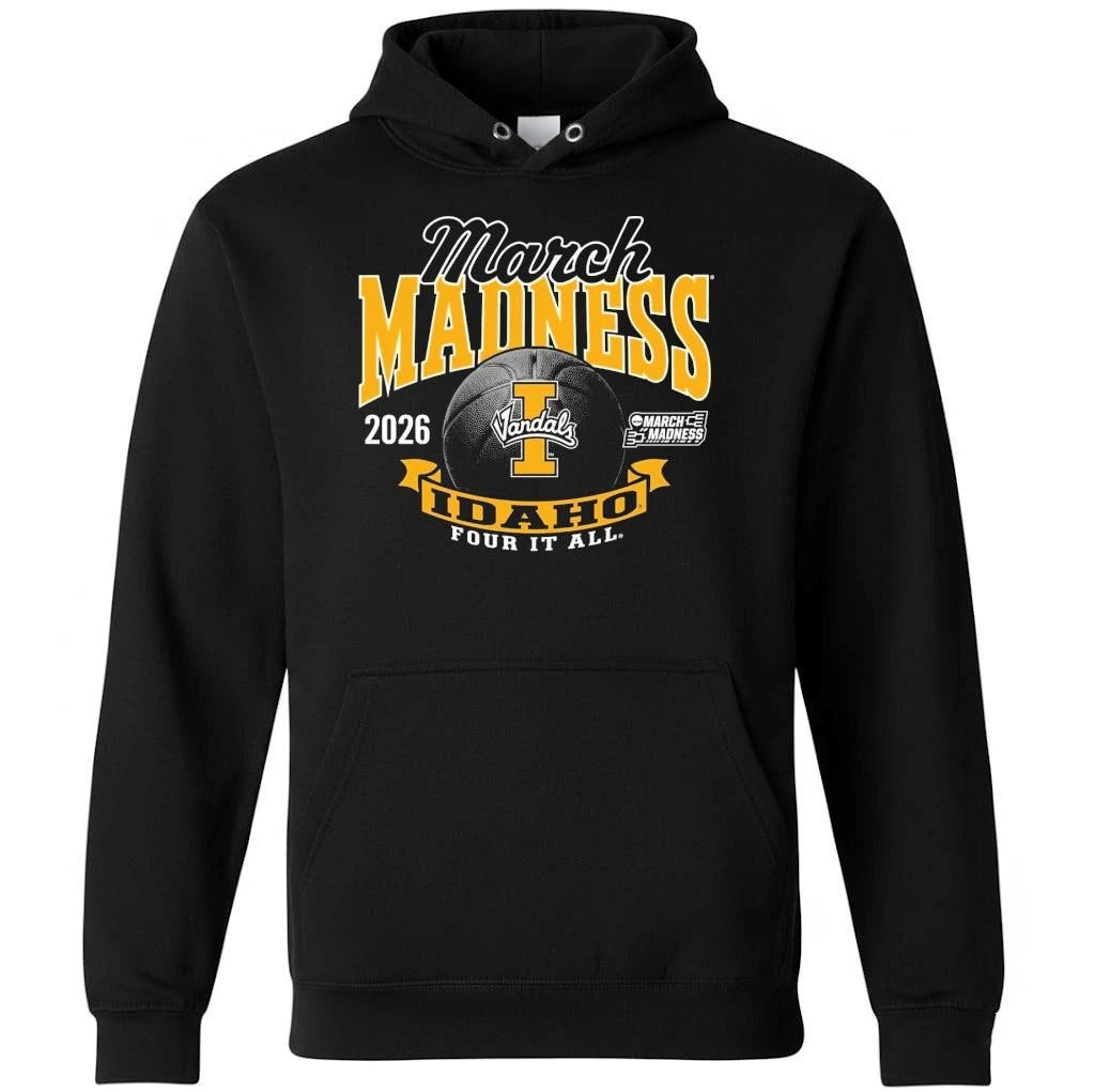 Idaho Vandals Men’s Basketball 2026 Road To NCAA March Madness Four It All  Shirt