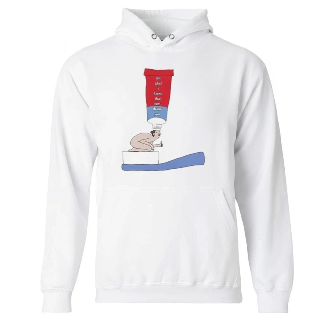 IGIKTNTY Toothpaste Lady Shirt