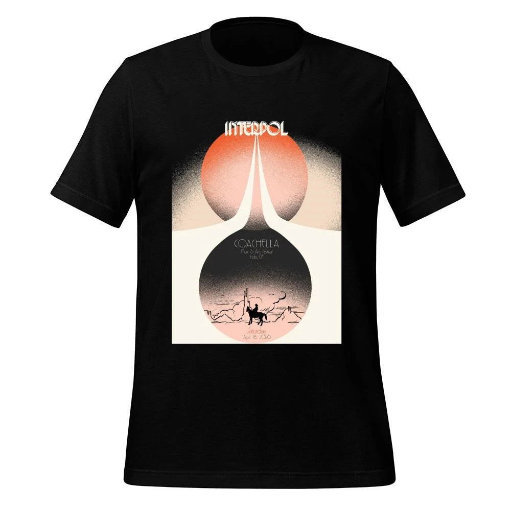 Interpol Coachella Night 2 Event Poster On April 18 2026 Shirt