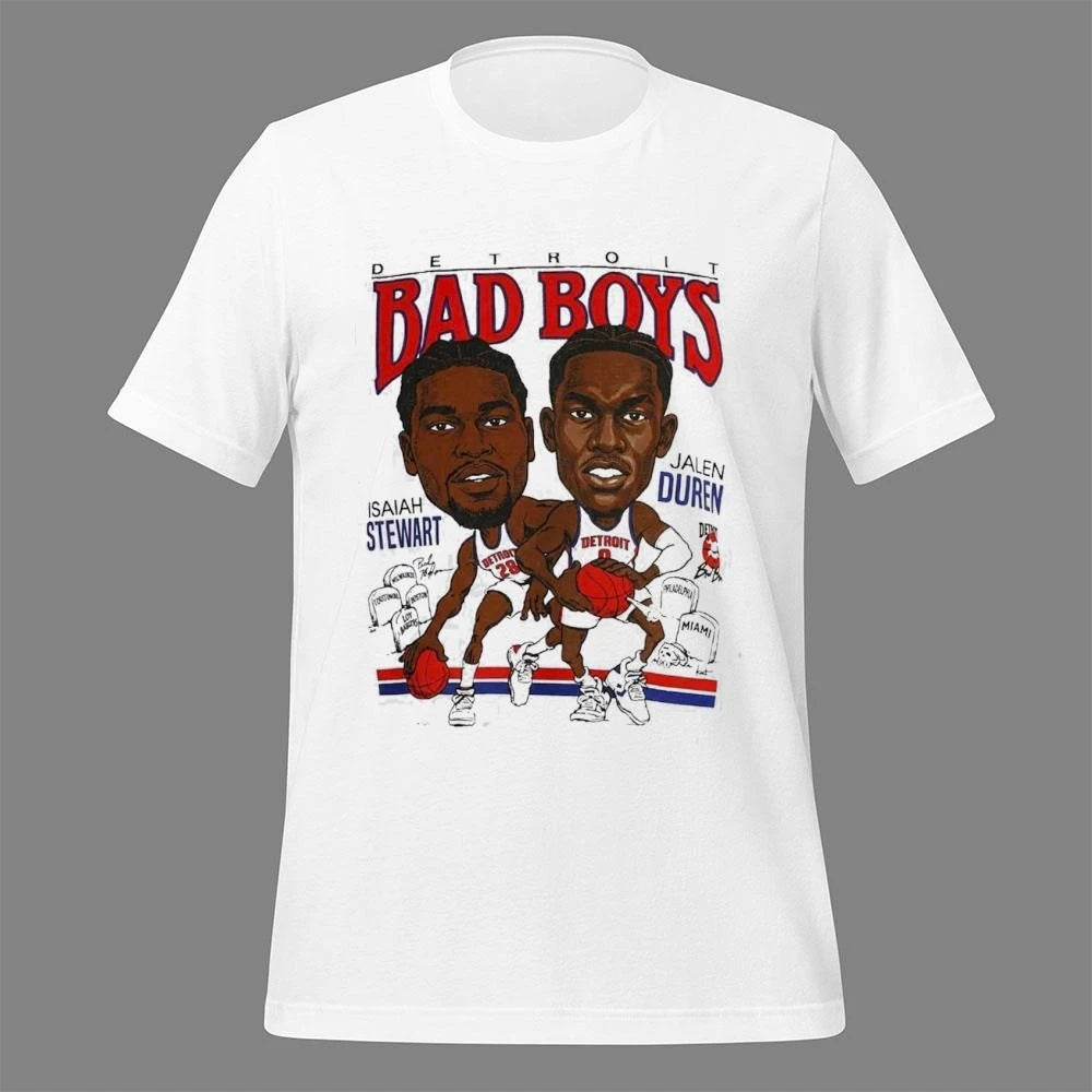 Isaiah Stewart Jalen Duren Detroit Bad Boys Detroit Pistons Shirt