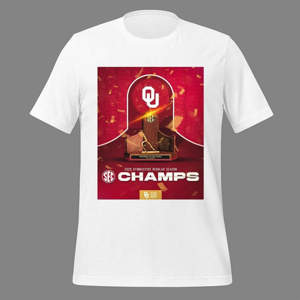 It Just Means More Oklahoma Sooners Women’s Gymnastics 2026 SEC Regular Season Champions Trophy Shirt