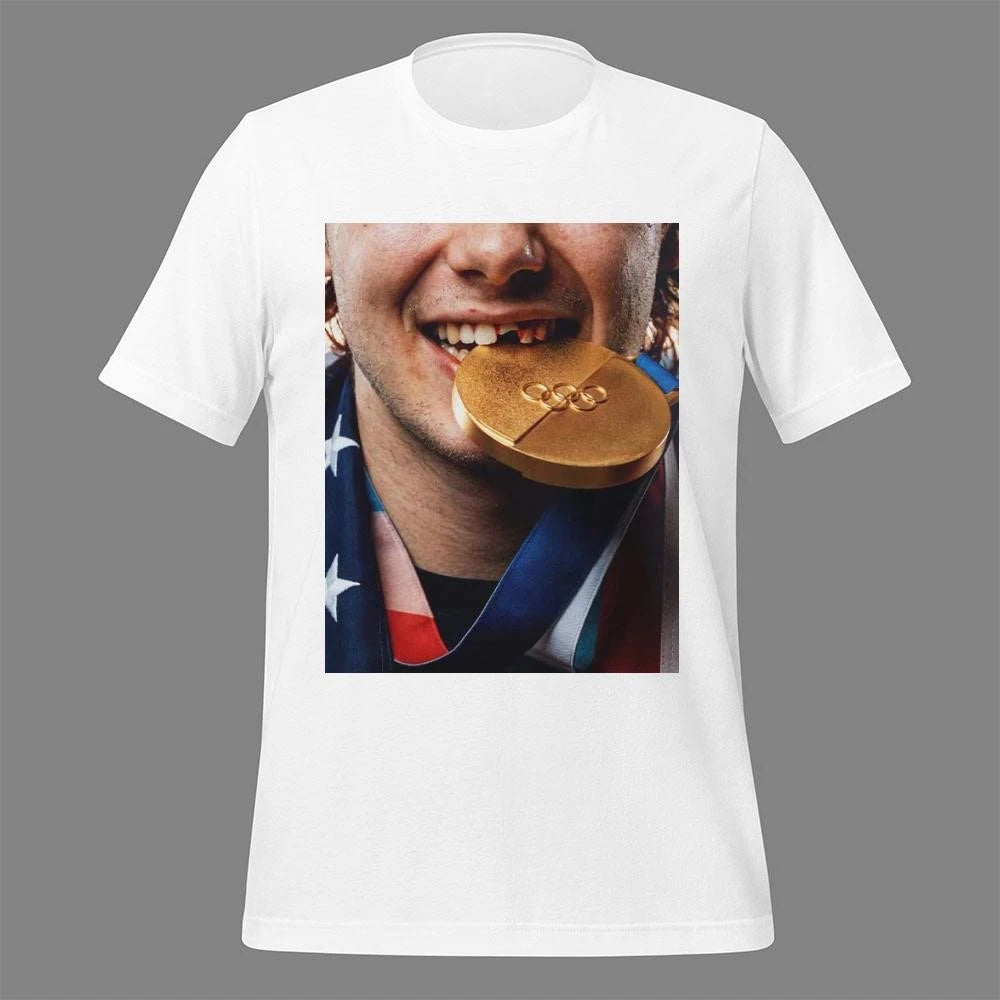 Jack Hughes Golden Medal Goal With Shattered Smile USA Men’s Olympic Hockey Team Olympic Winter 2026 Shirt