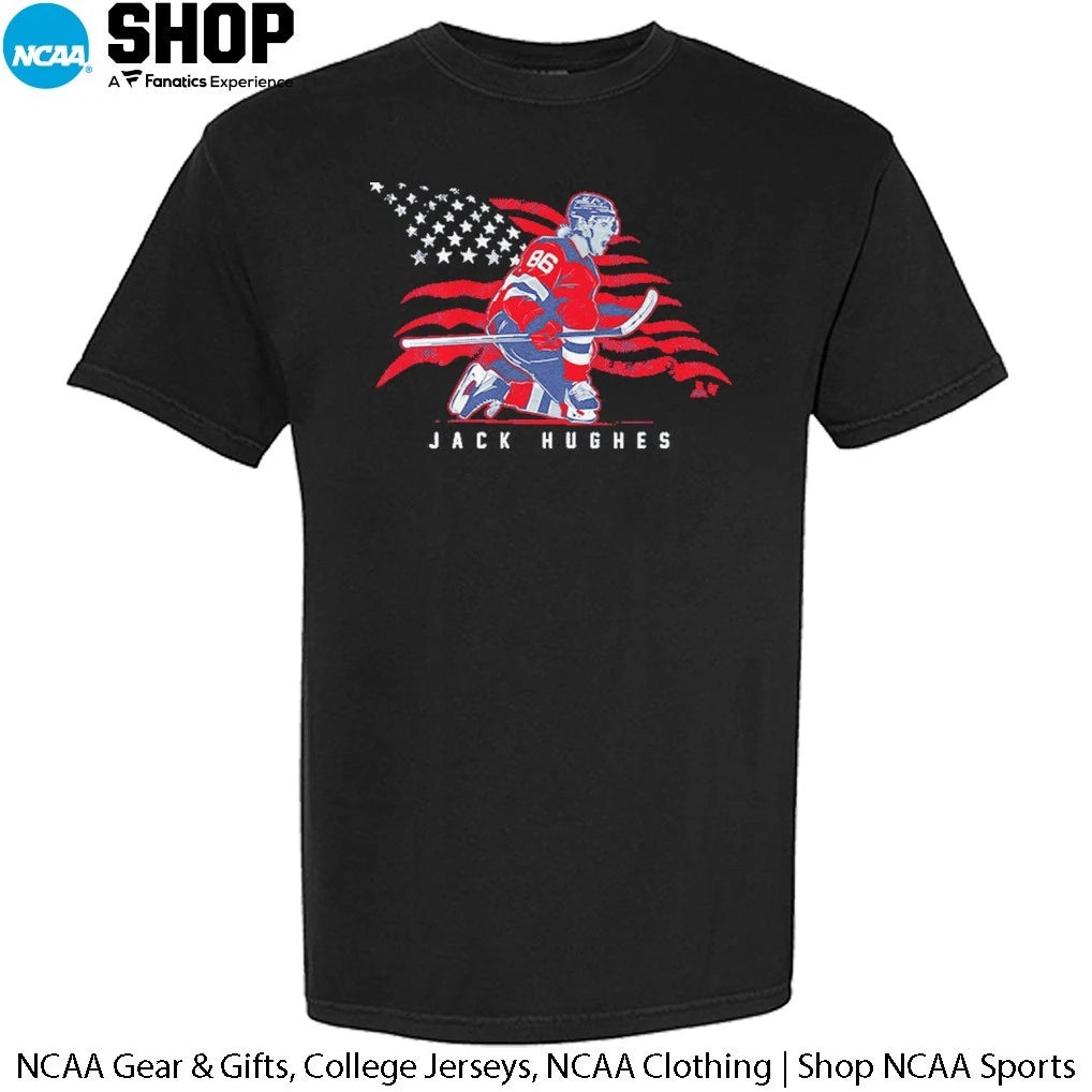 Jack Hughes Stars &amp; Stripes Superstar Pose T-Shirt