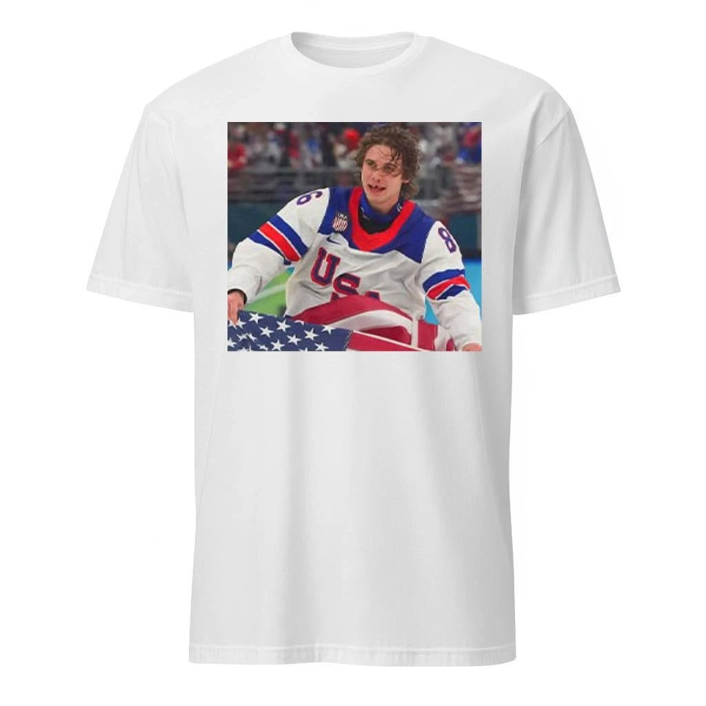 Jack Hughes USA Hockey Shirt