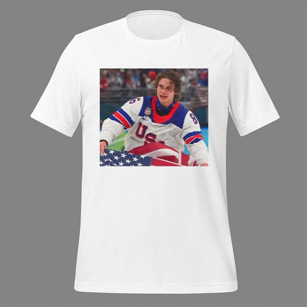 Jack Hughes USA Hockey Shirt