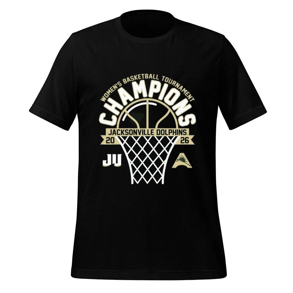 Jacksonville Dolphins 2026 ASUN Women’s Basketball Tournament Champions Shirt