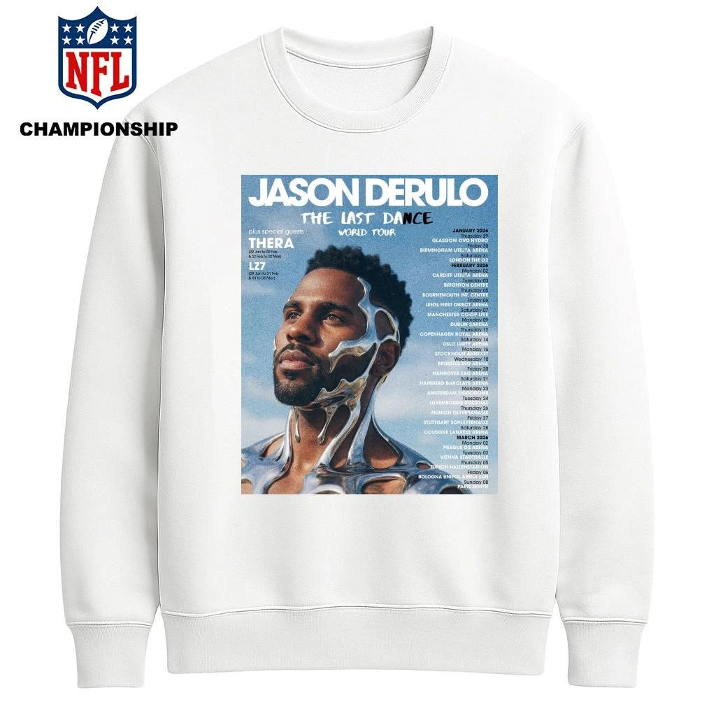 Jason Derulo The Last Dance World Tour 2026 Schedule Tour Dates Shirt