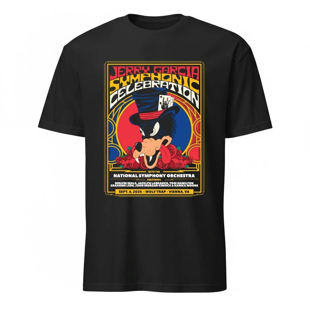 Jerry Garcia Symphonic Celebration With The National Symphony Orchestra In Vienna Virginia 2026 At Wolf Trap On September 4 2026 Shirt