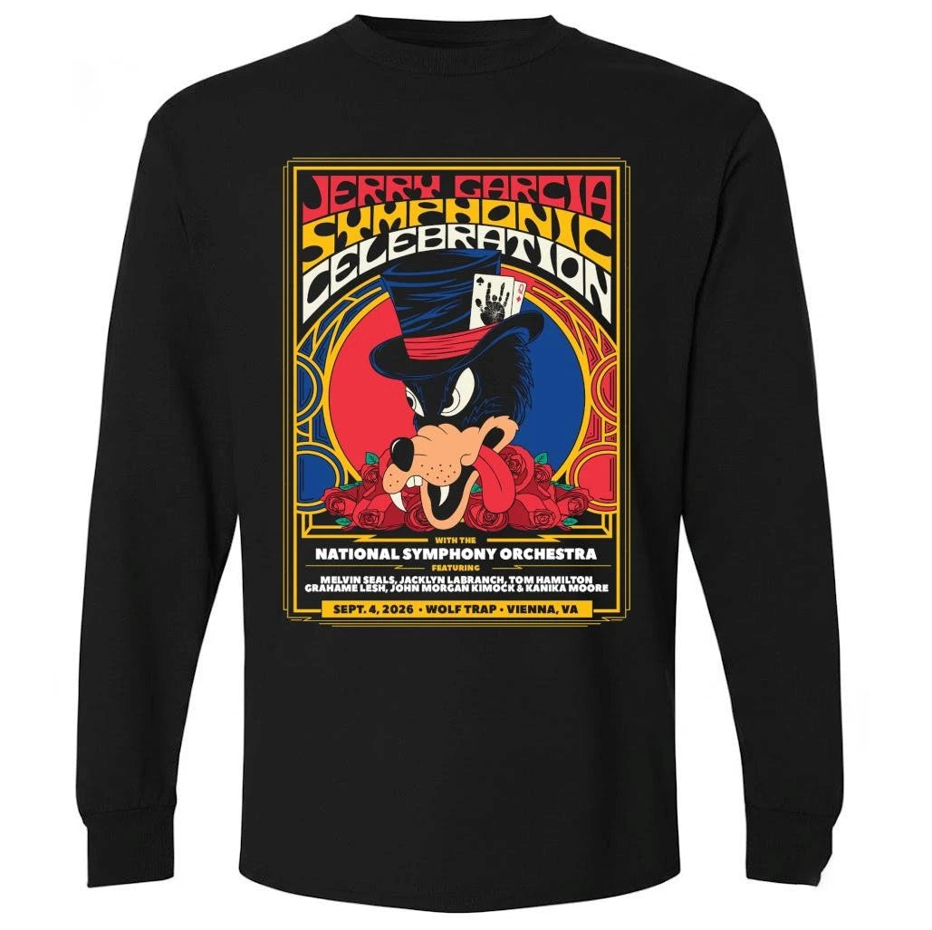 Jerry Garcia Symphonic Celebration With The National Symphony Orchestra In Vienna Virginia 2026 At Wolf Trap On September 4 2026 Shirt