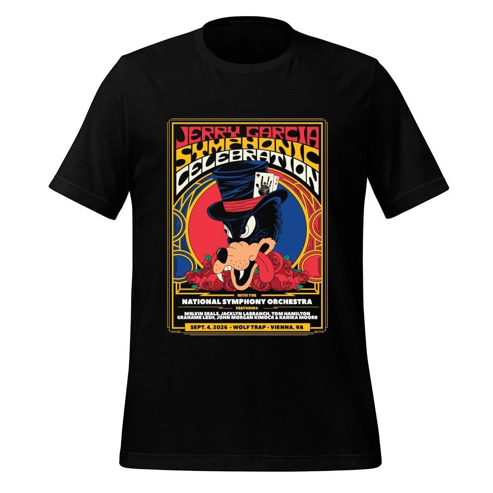 Jerry Garcia Symphonic Celebration With The National Symphony Orchestra In Vienna Virginia 2026 At Wolf Trap On September 4 2026 Shirt