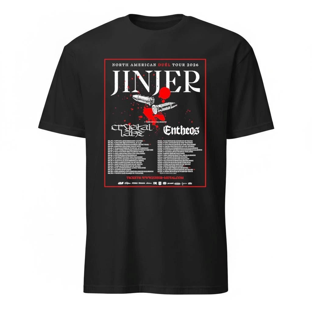 Jinjer North American Tour 2026 Schedule Tour Dates Shirt